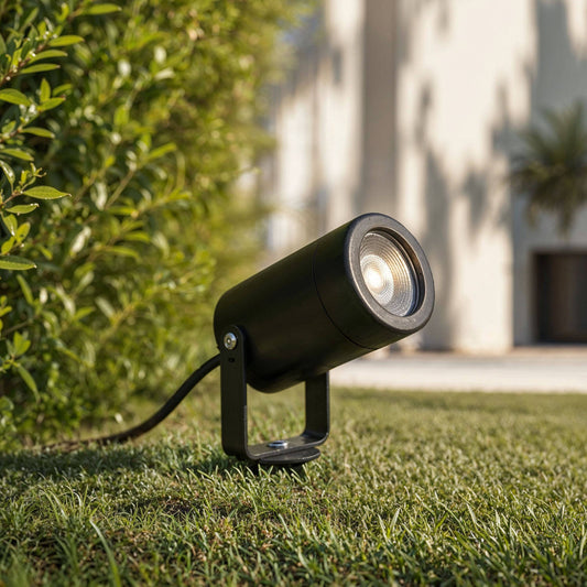Foco Exterior LED con Pincho Leaf para Bombilla GU10