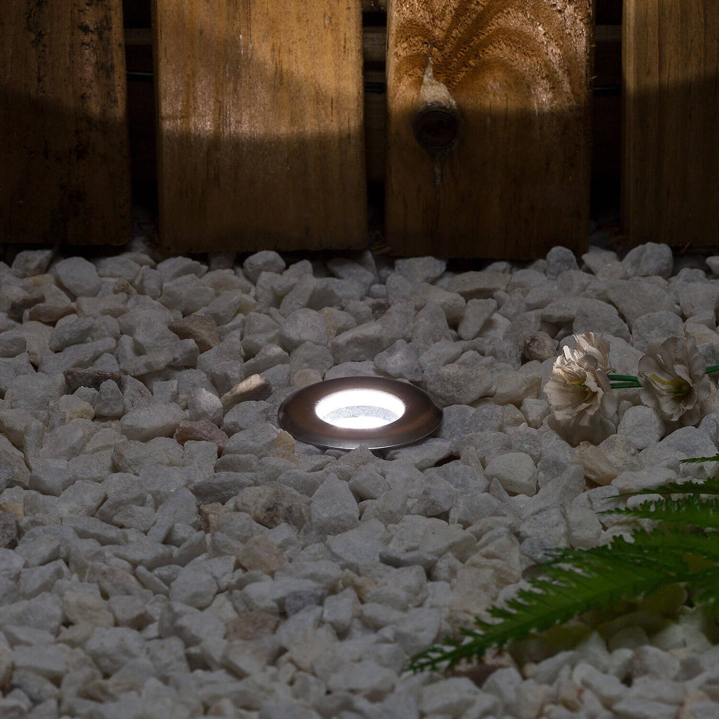 Foco Exterior LED Empotrable Suelo Acero inoxidable Mini