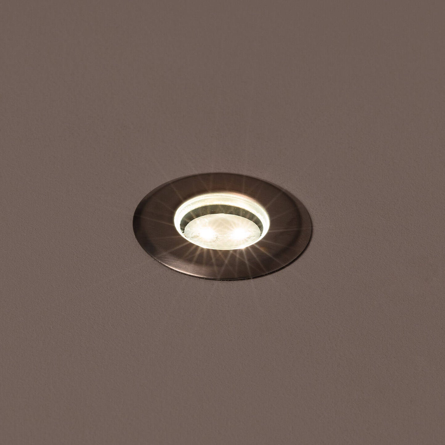 Foco Exterior LED Empotrable Suelo Acero inoxidable Mini