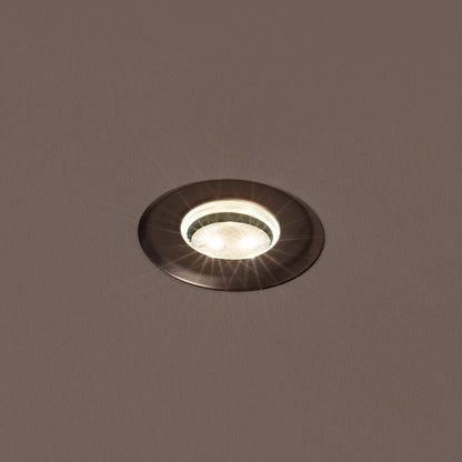 Foco Exterior LED Empotrable Suelo Acero inoxidable Mini