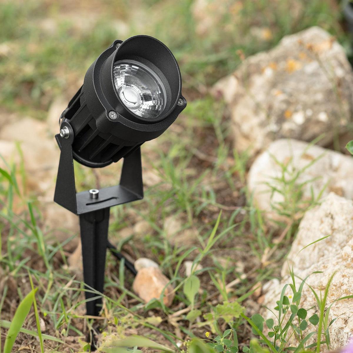 Foco Exterior LED RGB 15W con Pincho Vetusta