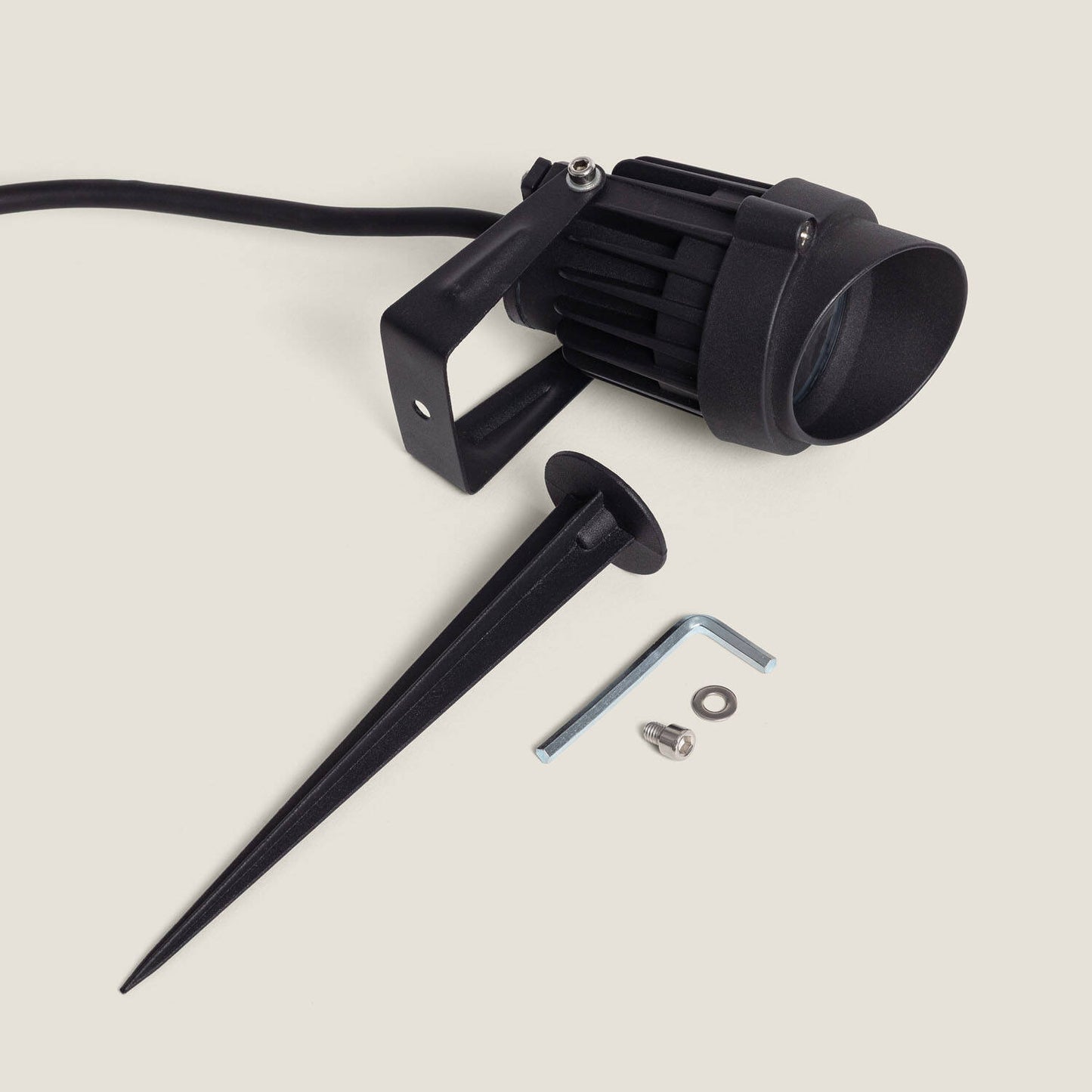 Foco Exterior LED RGB 6W con Pincho Azuer