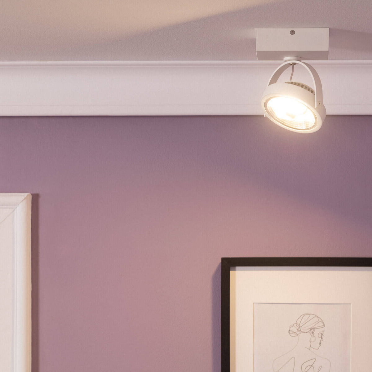 Foco LED 15W CREE de Superficie Direccionable AR111 Regulable Blanco