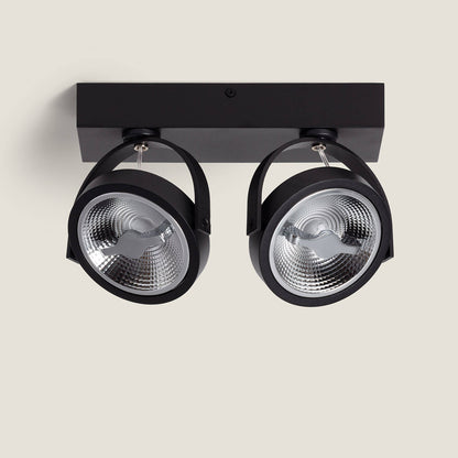 Foco LED 30W CREE de Superficie Direccionable AR111 Regulable Negro