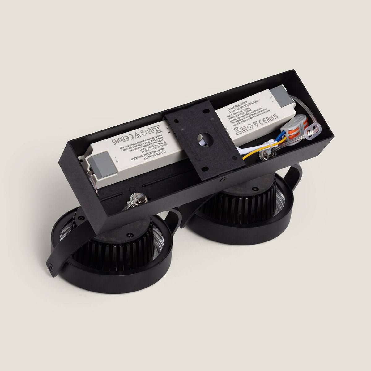 Foco LED 30W CREE de Superficie Direccionable AR111 Regulable Negro