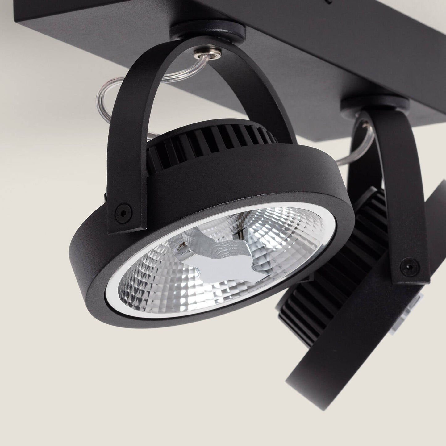 Foco LED 30W CREE de Superficie Direccionable AR111 Regulable Negro