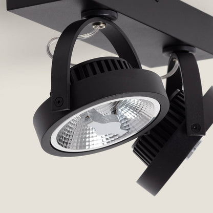 Foco LED 30W CREE de Superficie Direccionable AR111 Regulable Negro