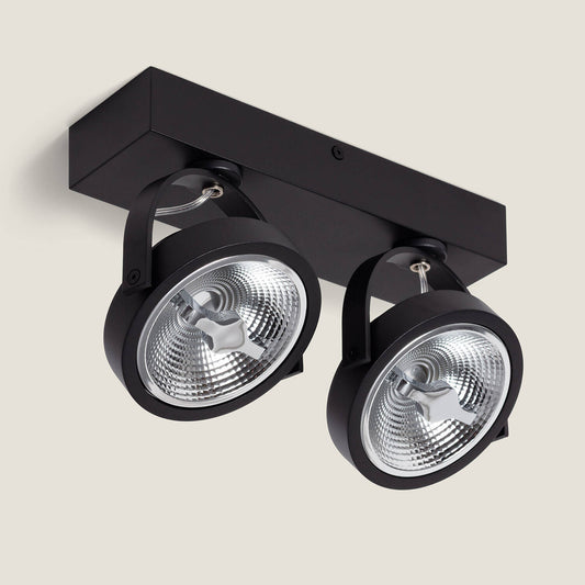 Foco LED 30W CREE de Superficie Direccionable AR111 Regulable Negro