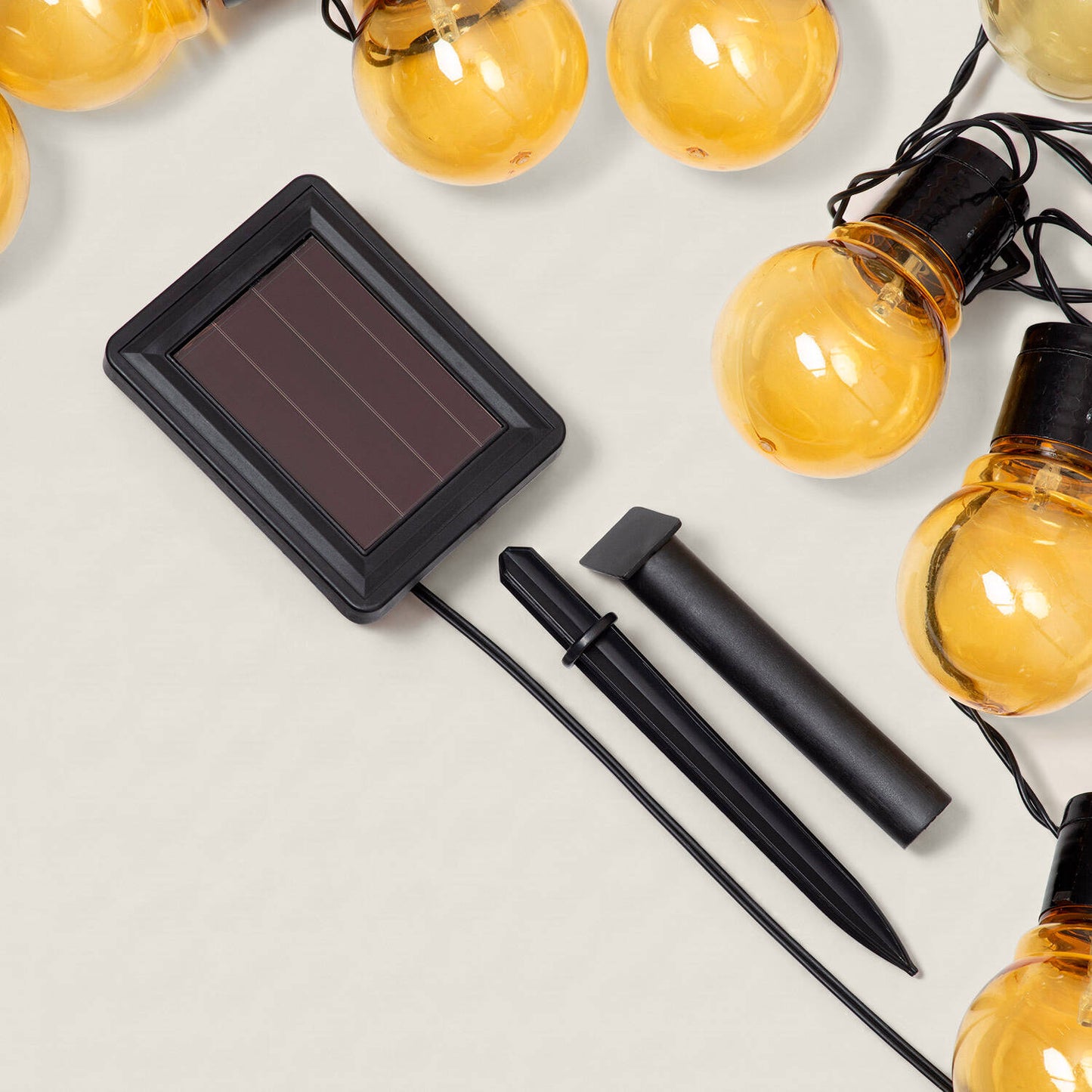 Guirnalda de Bombillas LED Solar Nikola 2m
