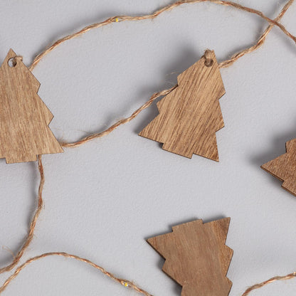 Guirnalda de Luces LED Árbol Madera con Batería 2,2m