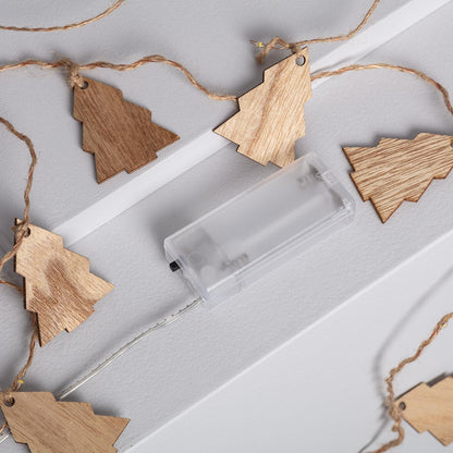 Guirnalda de Luces LED Árbol Madera con Batería 2,2m