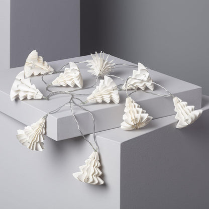 Guirnalda de Luces LED Árbol Papel con Batería 2.1m