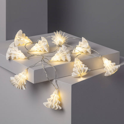 Guirnalda de Luces LED Árbol Papel con Batería 2.1m