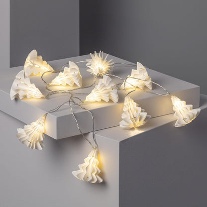 Guirnalda de Luces LED Árbol Papel con Batería 2.1m
