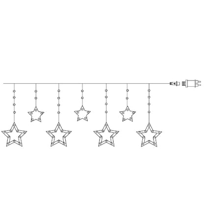 Guirnalda Exterior LED Estrella 1.2m