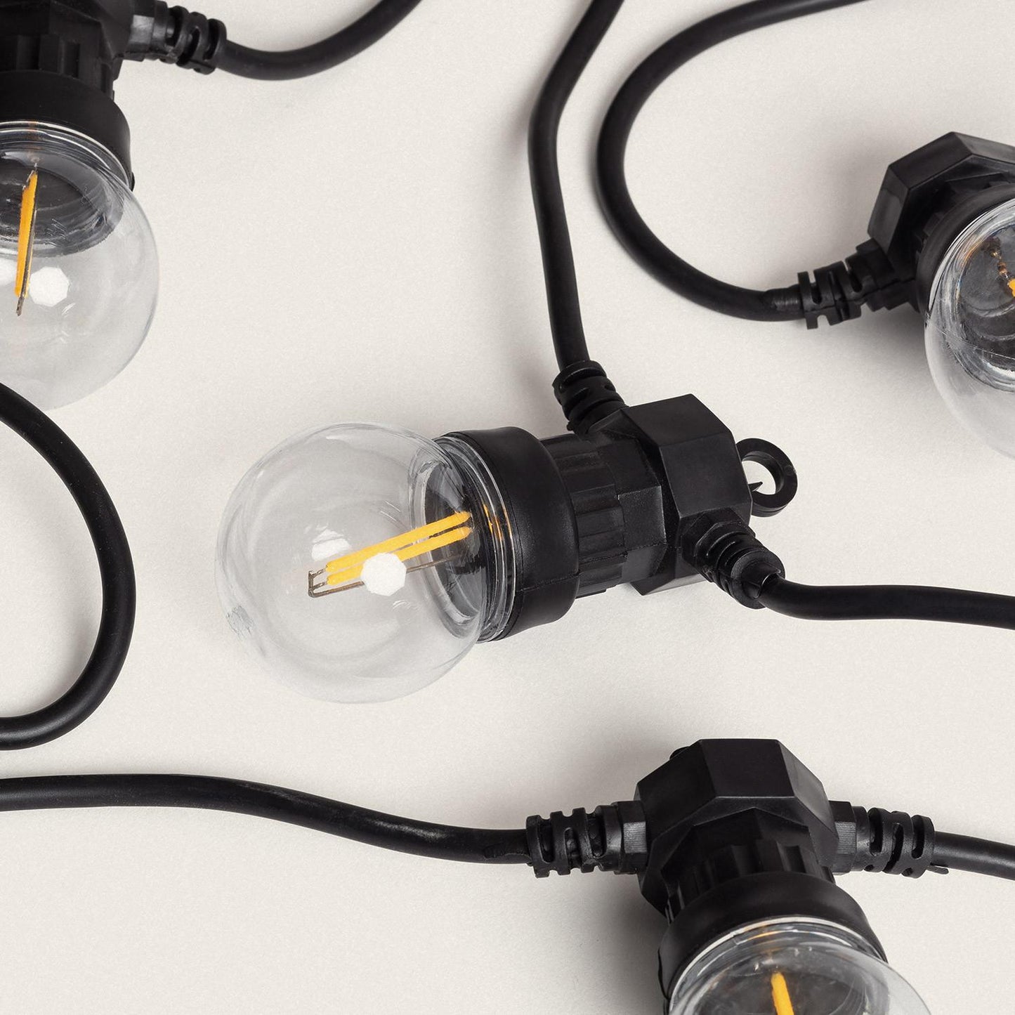 Guirnalda Luces Exterior Easyfit 12VAC con 10 Bombillas 5.65m