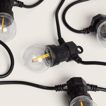 Guirnalda Luces Exterior Easyfit 12VAC con 10 Bombillas 5.65m