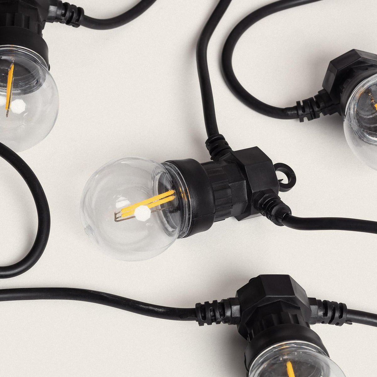 Guirnalda Luces Exterior Easyfit 12VAC con 10 Bombillas 5.65m