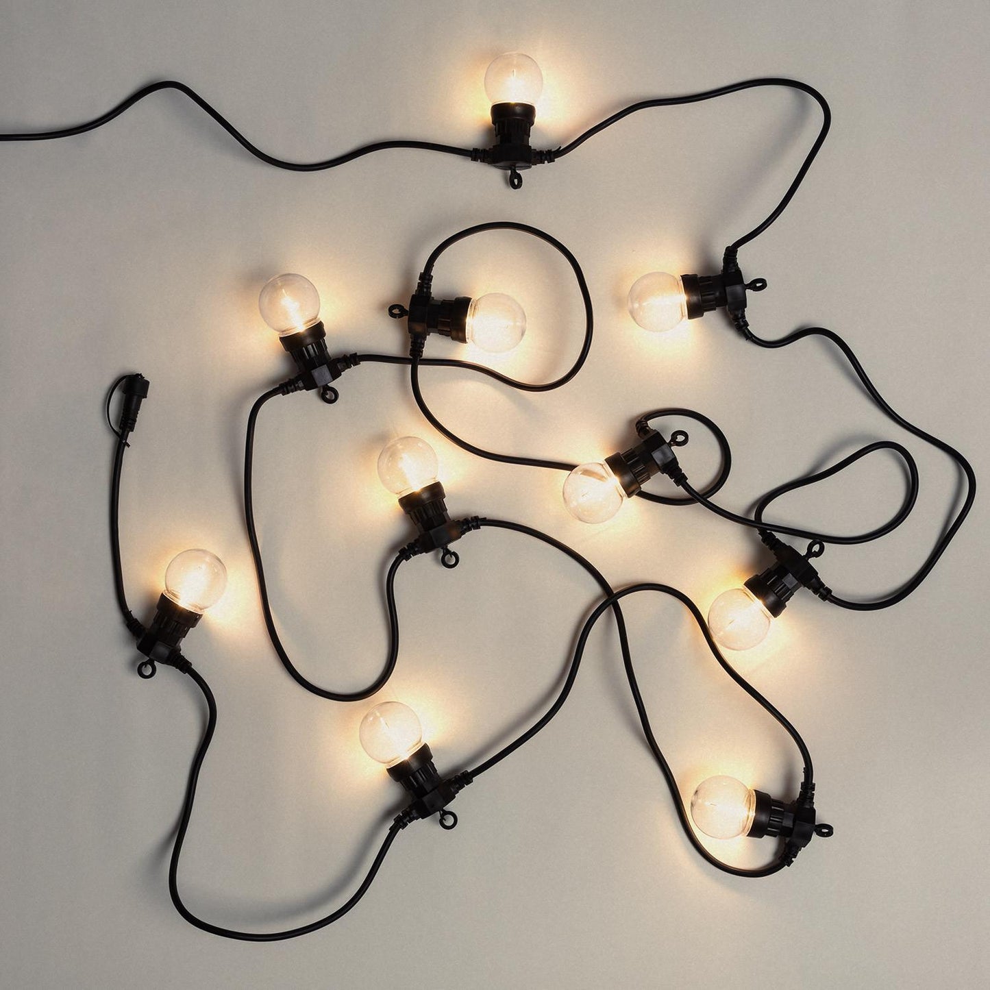 Guirnalda Luces Exterior Easyfit 12VAC con 10 Bombillas 5.65m