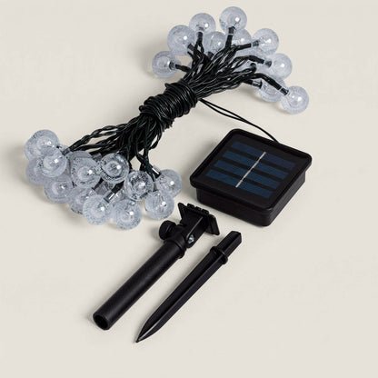 Guirnalda Solar Exterior 30 Bolas LED 5m
