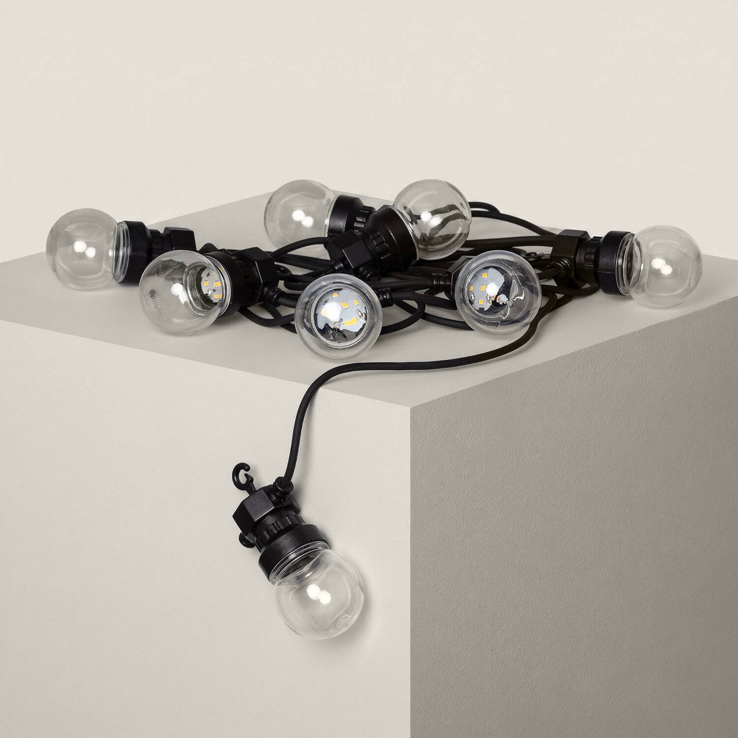 Guirnalda Solar Exterior LED de Bombillas Kepler 7m
