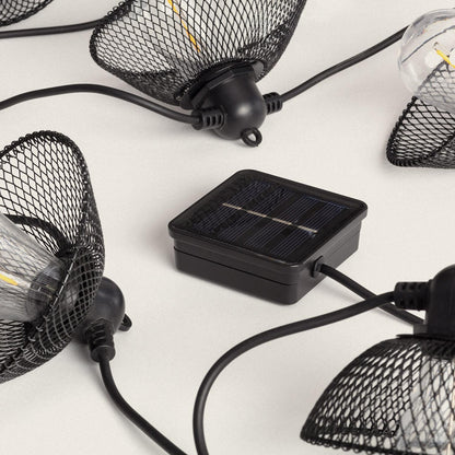 Guirnalda Solar Exterior LED de Bombillas Kodos 6.5m