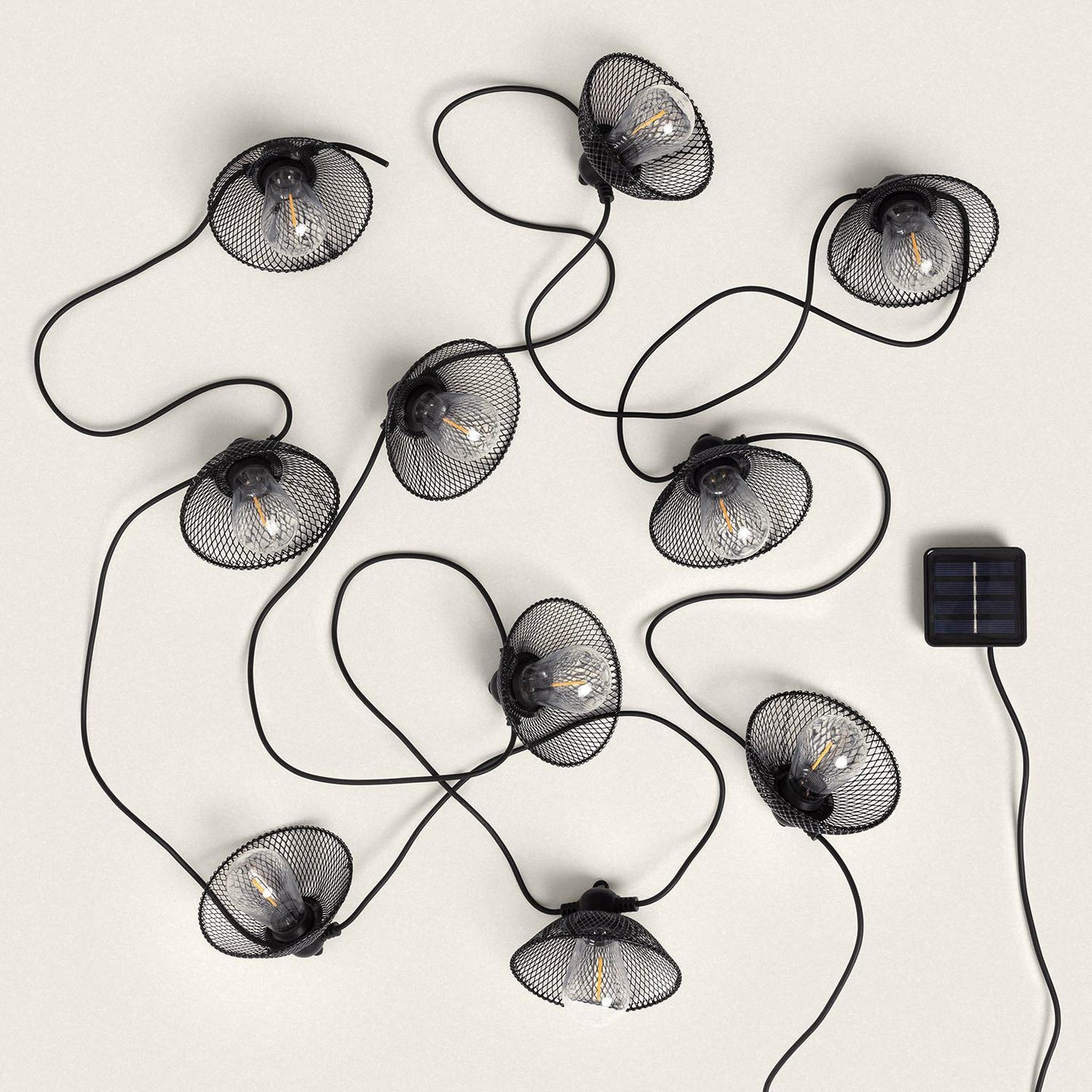 Guirnalda Solar Exterior LED de Bombillas Kodos 6.5m