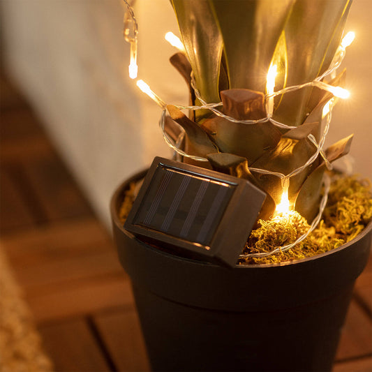 Guirnalda Solar Exterior LED Lilac 2m