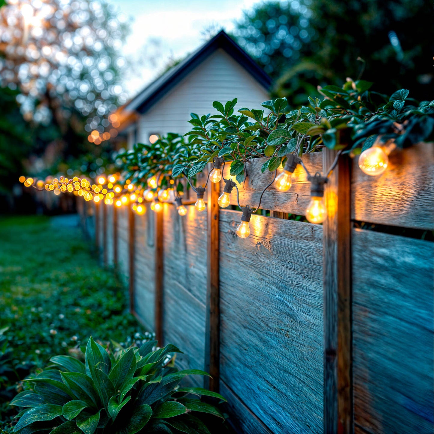 Kit Guirnalda Luces Exterior 10m Negro + 10 Bombillas Filamento LED E27 24V