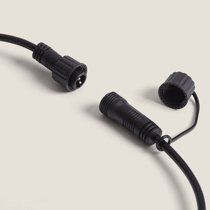 Guirnalda Exterior con Bombillas LED B22 Filamento G45 5m IP44 Negro
