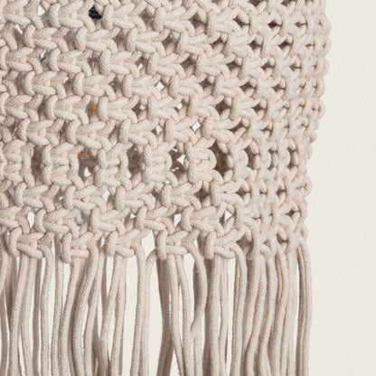 Lámpara Colgante Algodón Macramé Hupa
