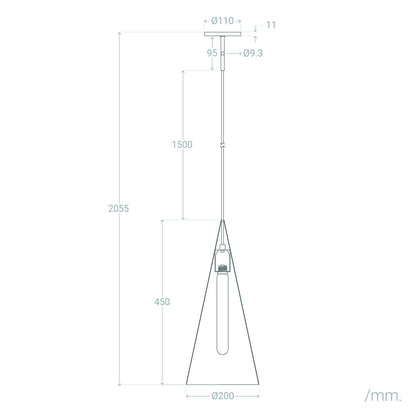 Lámpara Colgante Aluminio Odyssey Short