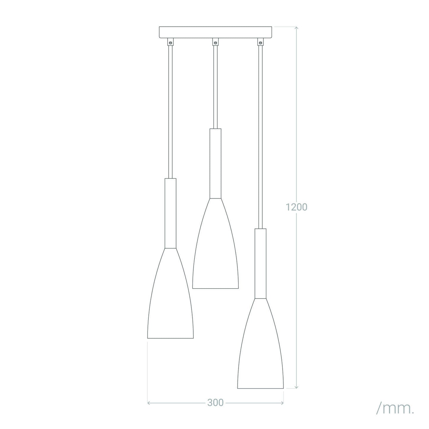 Lámpara Colgante Aluminio y Madera Rain