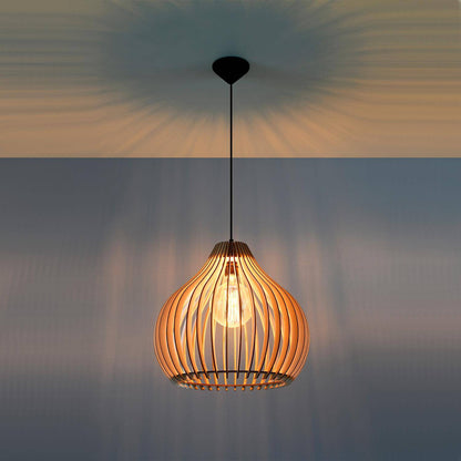 Lámpara Colgante Aprilla Madera SOLLUX
