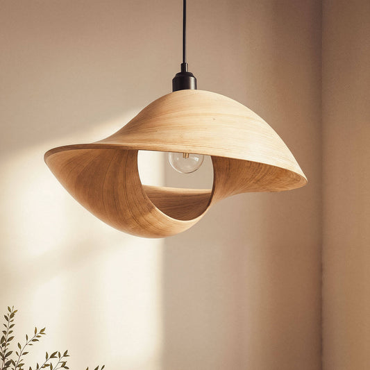 Lámpara Colgante Bambú Shuka Acacia  Ø480 mm ILUZZIA