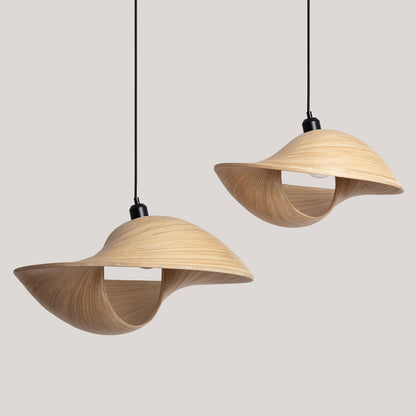 Lámpara Colgante Bambú Shuka Acacia  Ø480 mm ILUZZIA