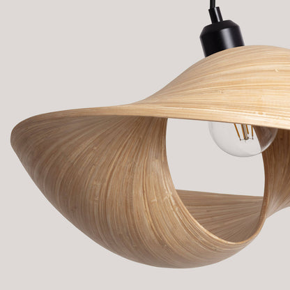 Lámpara Colgante Bambú Shuka Acacia  Ø480 mm ILUZZIA