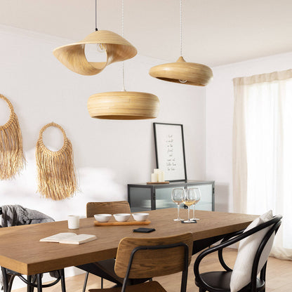 Lámpara Colgante Bambú Shuka Big Sari Ø500 mm ILUZZIA