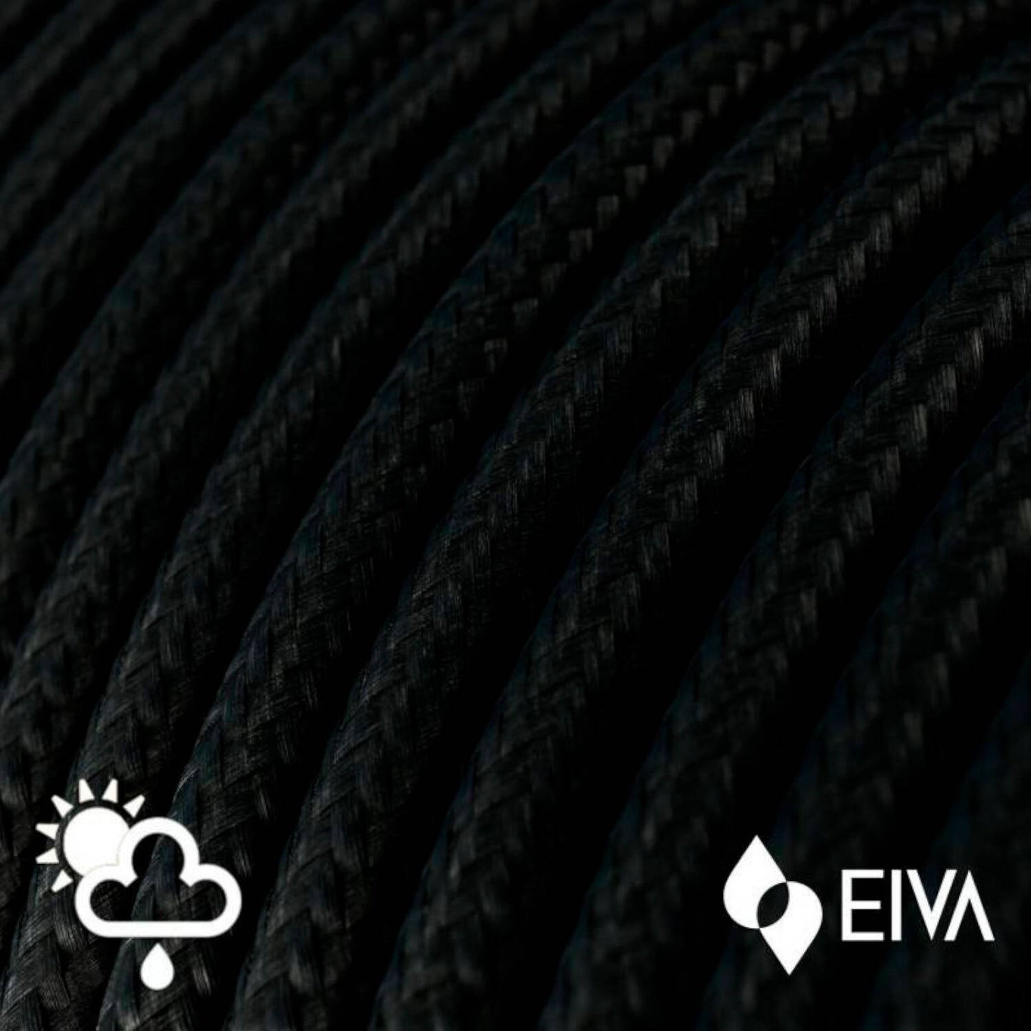Lámpara Colgante con Pantalla Aluminio para Exterior IP65 Eiva Elegant Creative-Cables PDENE50SM01PAM11VBL