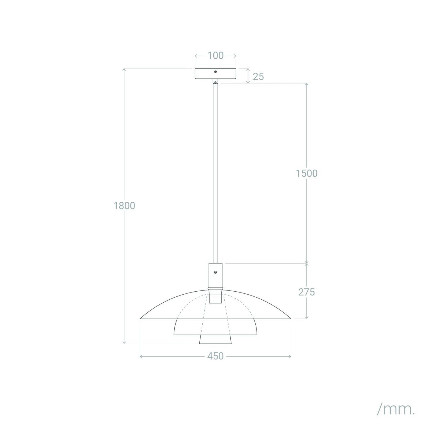 Lámpara Colgante Cristal Dolly