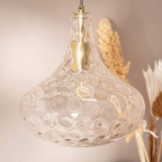 Lámpara Colgante Cristal Tassel