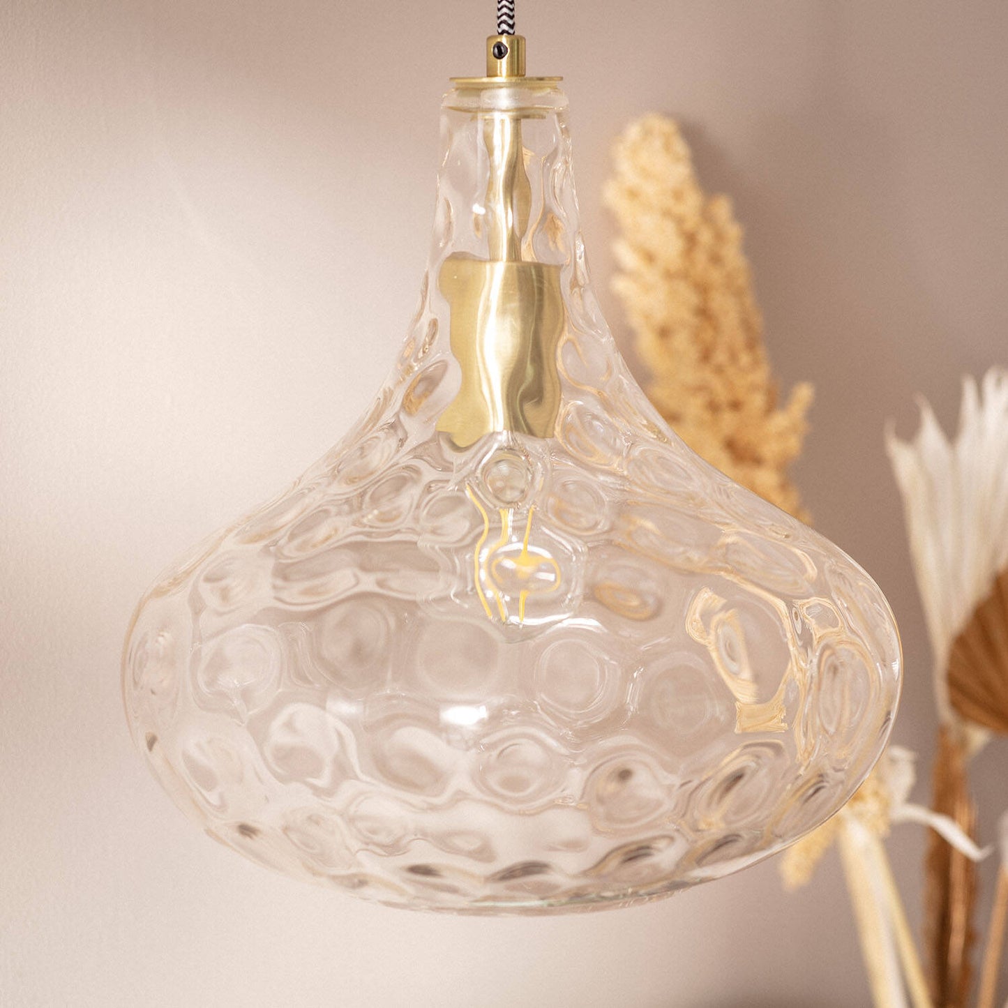 Lámpara Colgante Cristal Tassel