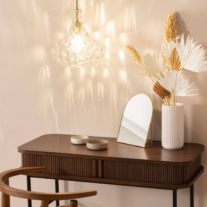 Lámpara Colgante Cristal Tassel
