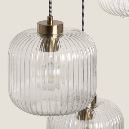 Lámpara Colgante Cristal Tri Wilde