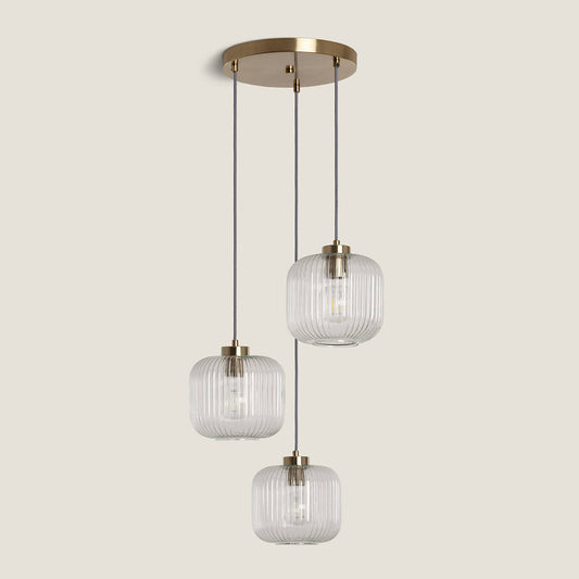 Lámpara Colgante Cristal Tri Wilde