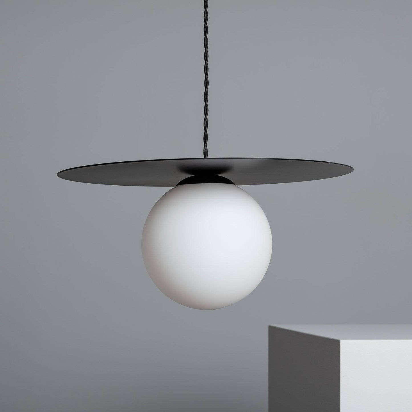 Lámpara Colgante Cristal y Metal Luminia