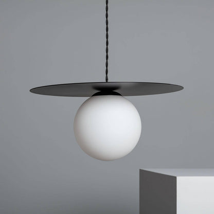 Lámpara Colgante Cristal y Metal Luminia