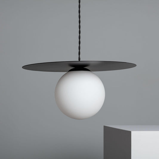 Lámpara Colgante Cristal y Metal Luminia