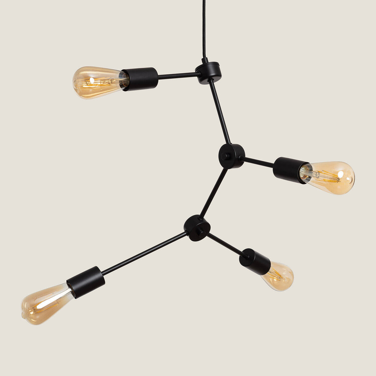 Lámpara Colgante de Metal Molecular