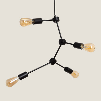 Lámpara Colgante de Metal Molecular